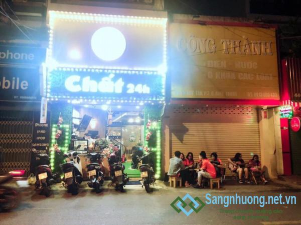 Sang nhanh quán trà sữa mặt tiền đường, khu dân cư đông, tập trung nhiều sinh viên, trung tâm quận Bình Thạnh.