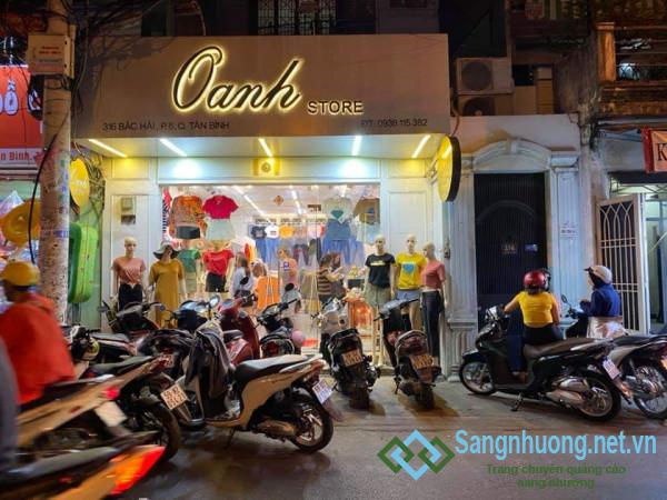 Sang nhanh mặt bằng shop thời trang giá rẻ, mặt tiền đường, vị trí đẹp, trung tâm quận Tân Bình.