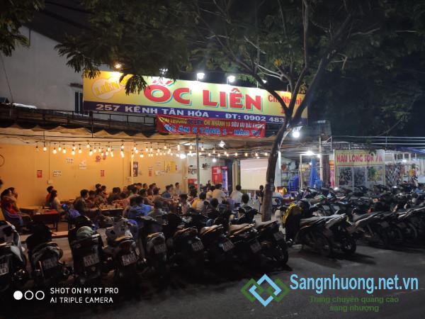 Cho thuê quán nhậu full đồ bán địa chỉ 257 Kênh Tân Hóa, Phường Hòa Thạnh, Quận Tân Phú, TPHCM.