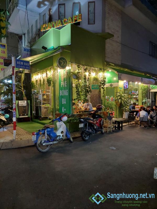 Sang nhanh quán cafe 2 mặt góc nằm mặt tiền đường Lũy Bán Bích, Tân Thạnh, quận Tân Phú, Thành phố Hồ Chí Minh.