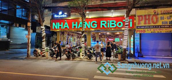 Sang Nhượng Nhà Hàng Karaoke Riboti Mặt Tiền Đường Đồng Đen Quận Tân Bình.